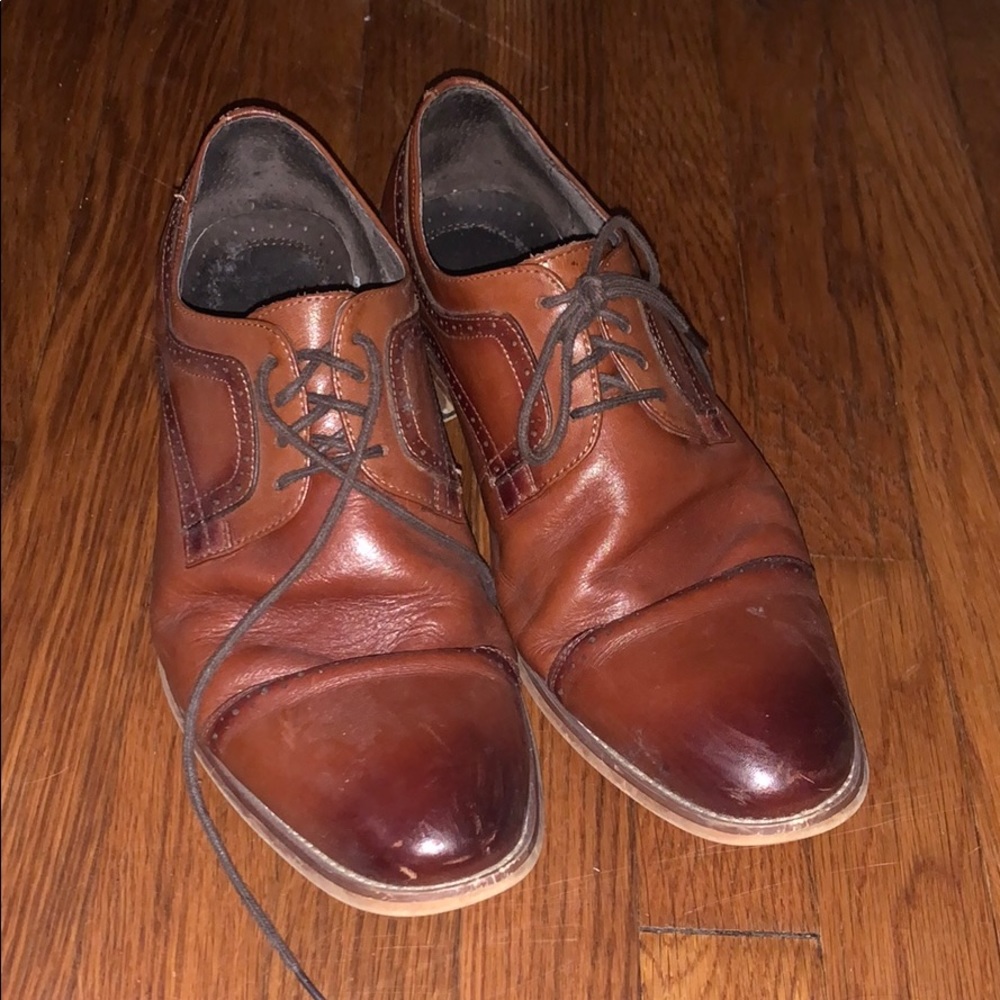 Stacy adams brown dress shoes men’s 11.5